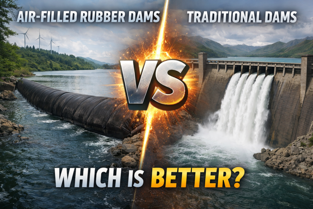 Air-Filled Rubber Dams vs Traditional Dams